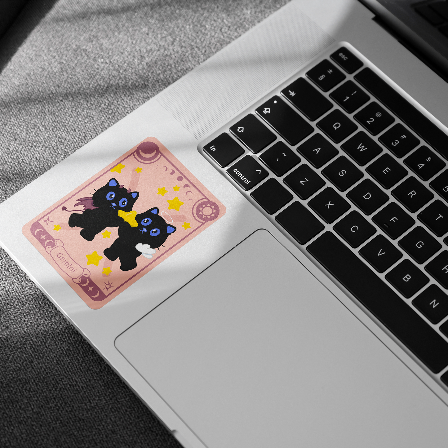 Tomo - Gemini Zodiac Sticker- Holographic Sticker