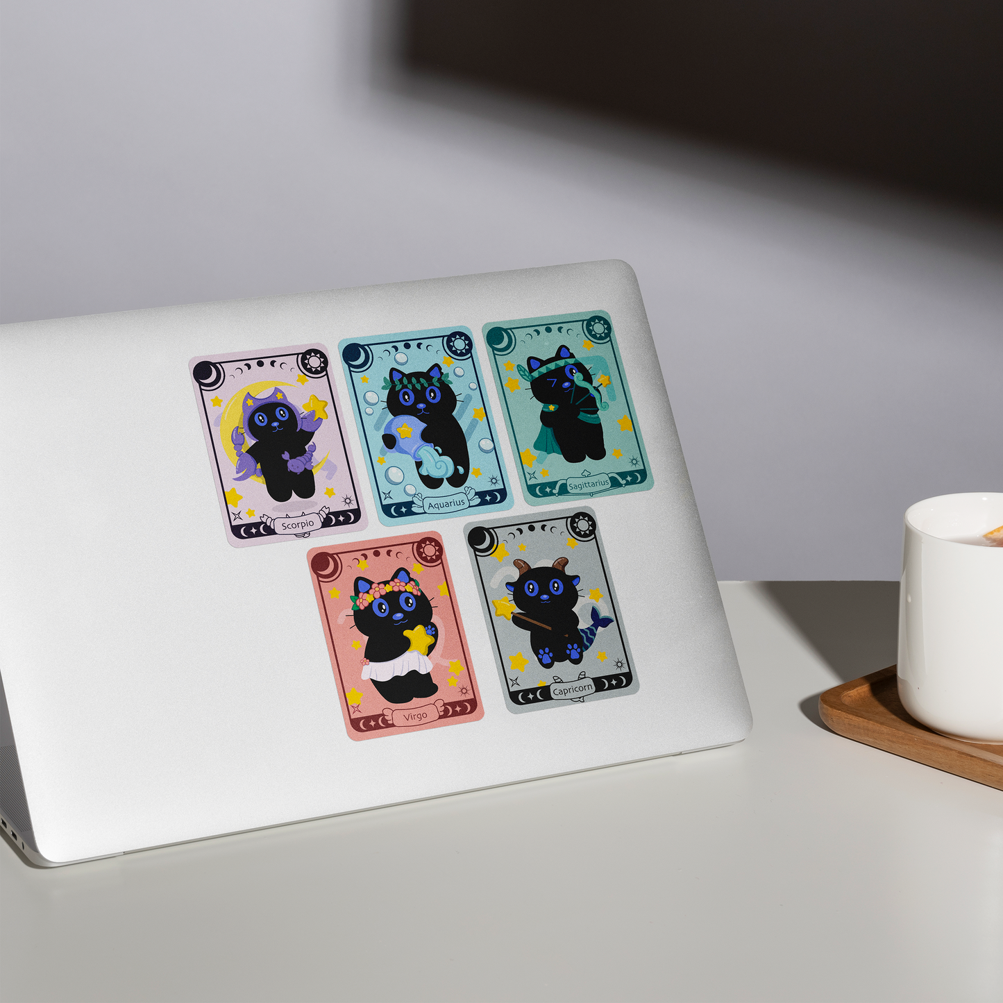 Tomo - Capricorn Zodiac Sticker- Holographic Sticker
