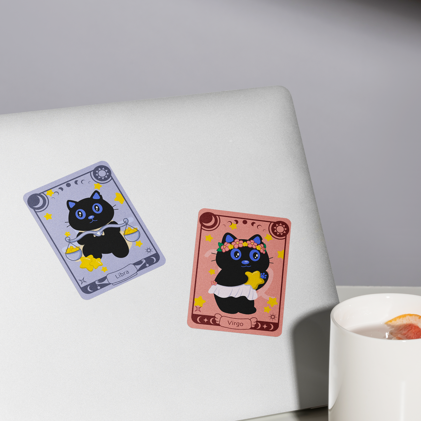 Tomo - Virgo Zodiac Sticker - Holographic Sticker