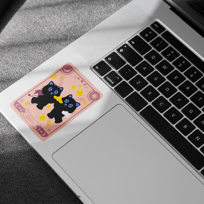 Tomo - Gemini Zodiac Sticker- Holographic Sticker