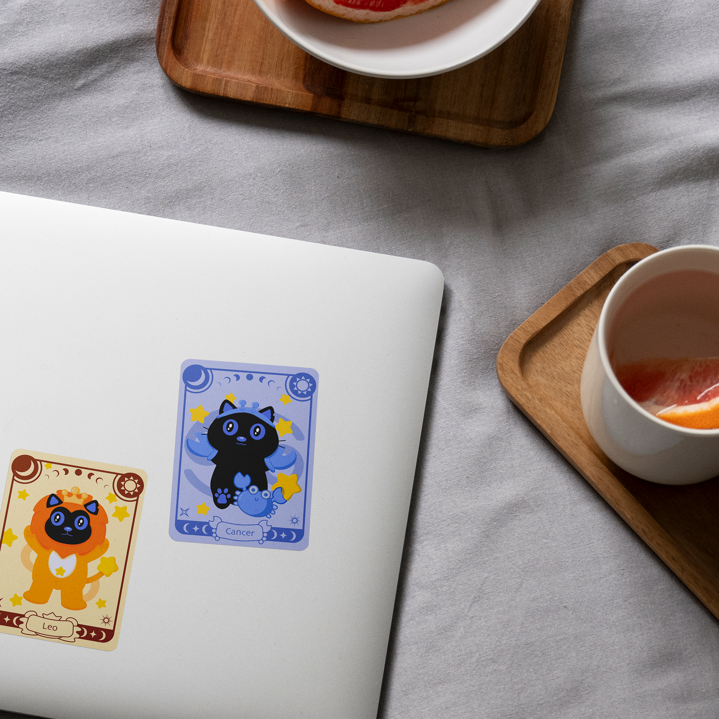 Tomo - Leo Zodiac Sticker- Holographic Sticker